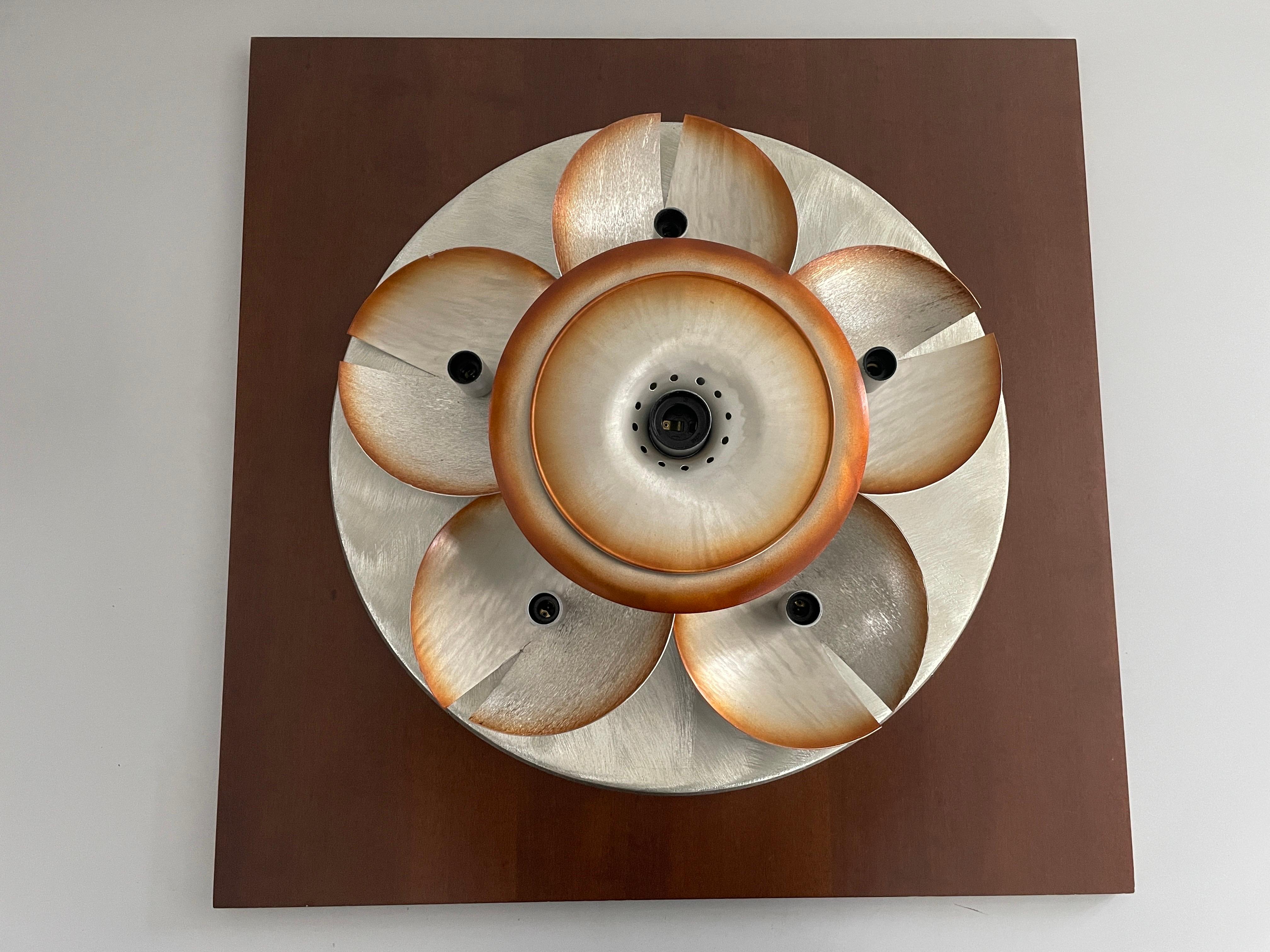 'Orange' Wall Lamp by Otello Ciullini for Studio EF Viareggio, 1970s, Italy For Sale 5