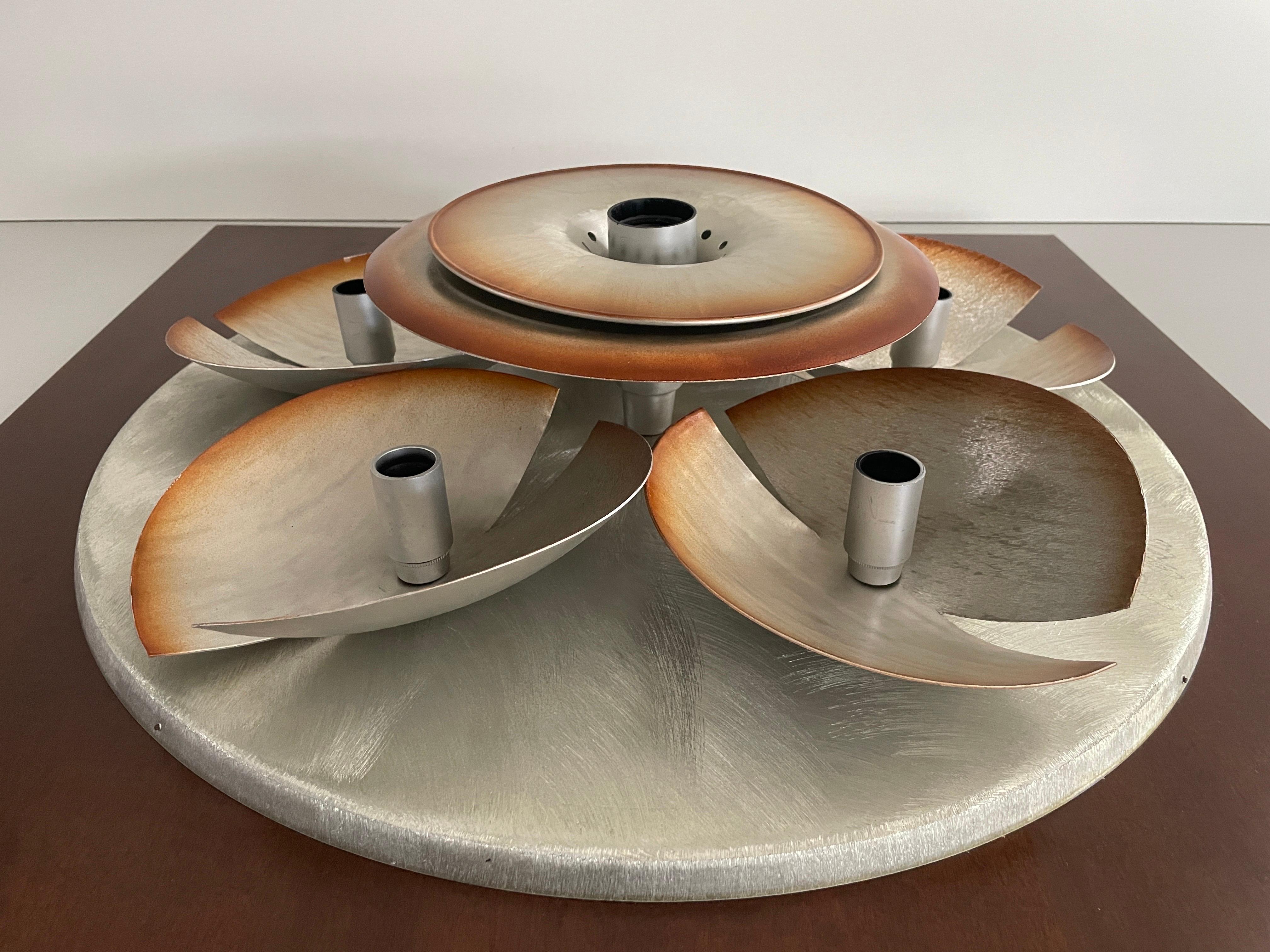 'Orange' Wall Lamp by Otello Ciullini for Studio EF Viareggio, 1970s, Italy For Sale 6