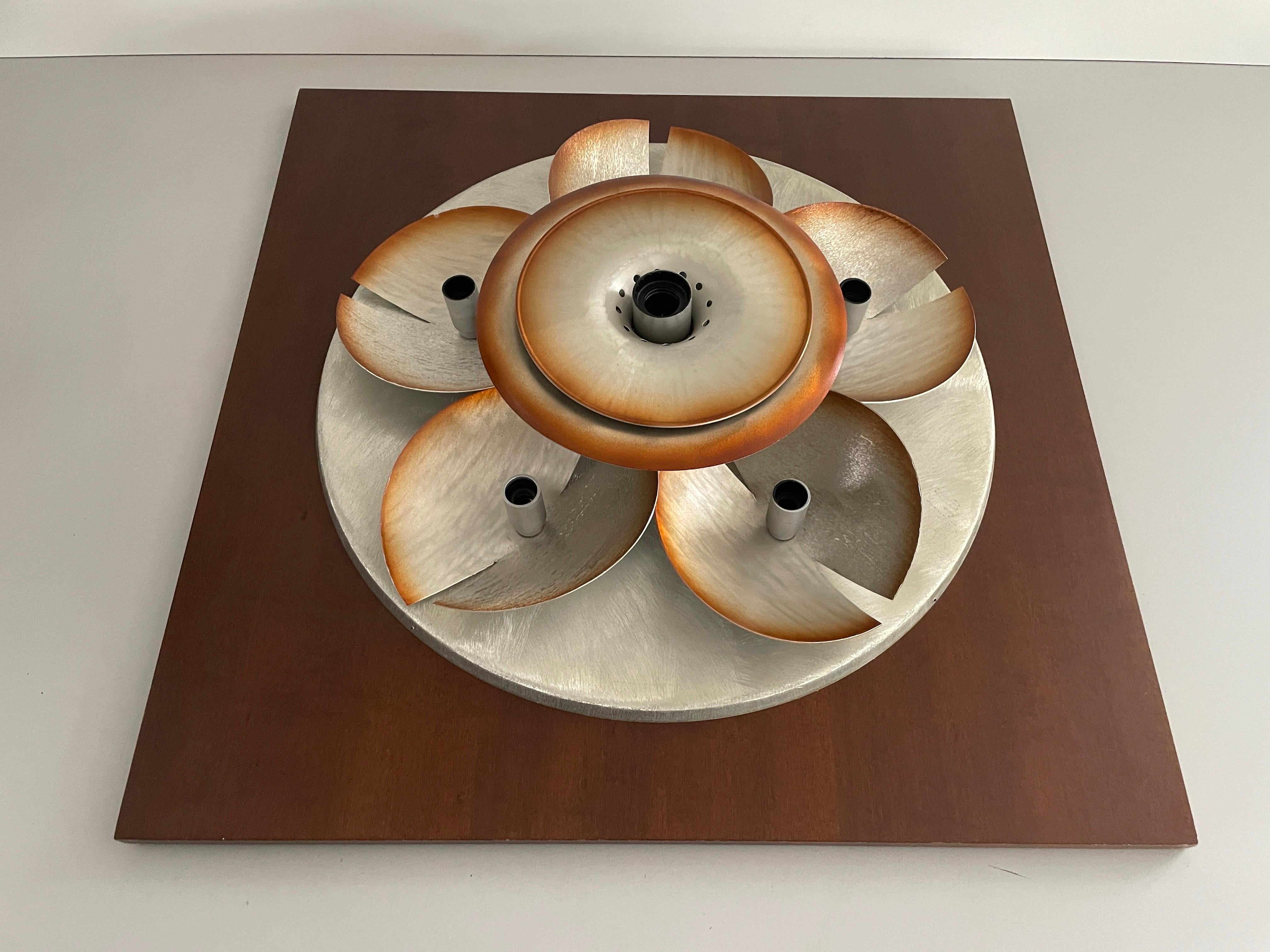 'Orange' Wall Lamp by Otello Ciullini for Studio EF Viareggio, 1970s, Italy For Sale 7