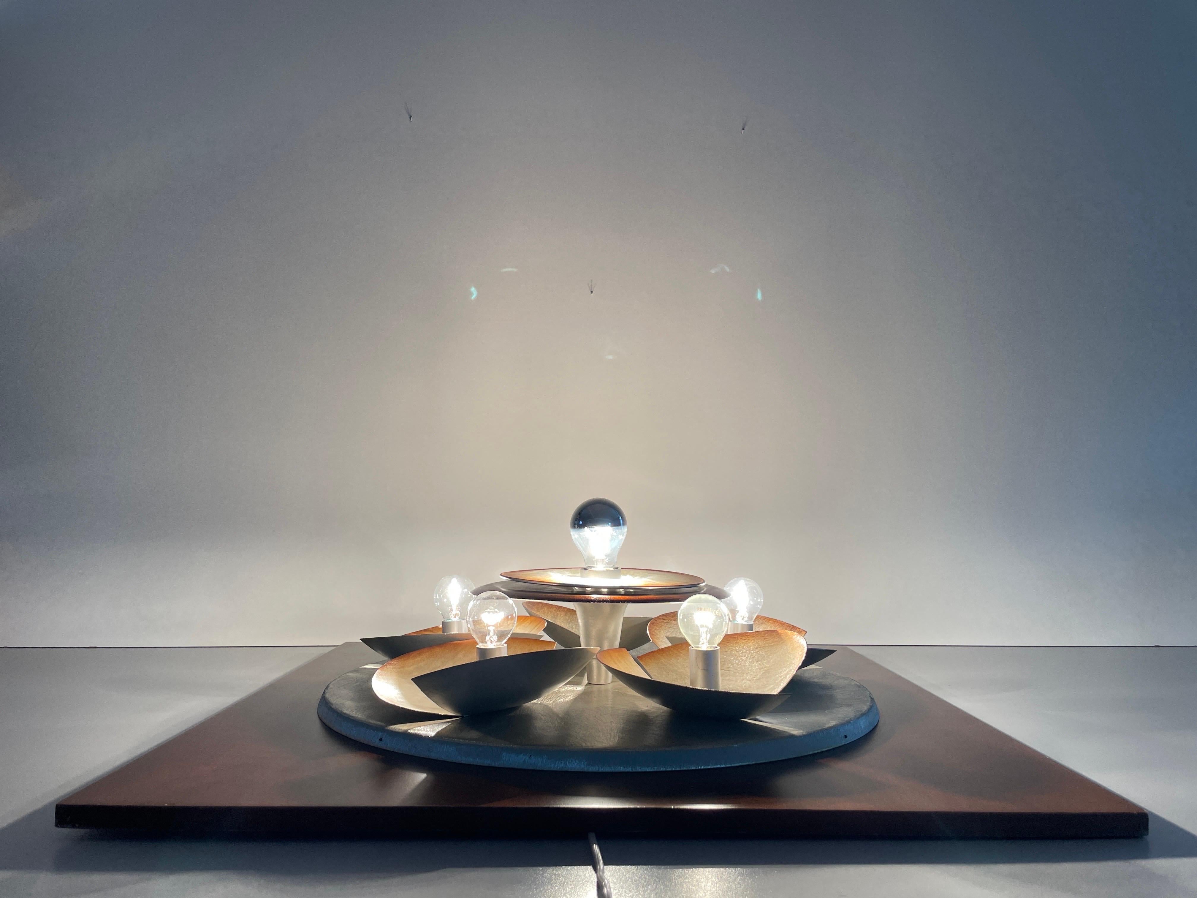 'Orange' Wall Lamp by Otello Ciullini for Studio EF Viareggio, 1970s, Italy For Sale 8