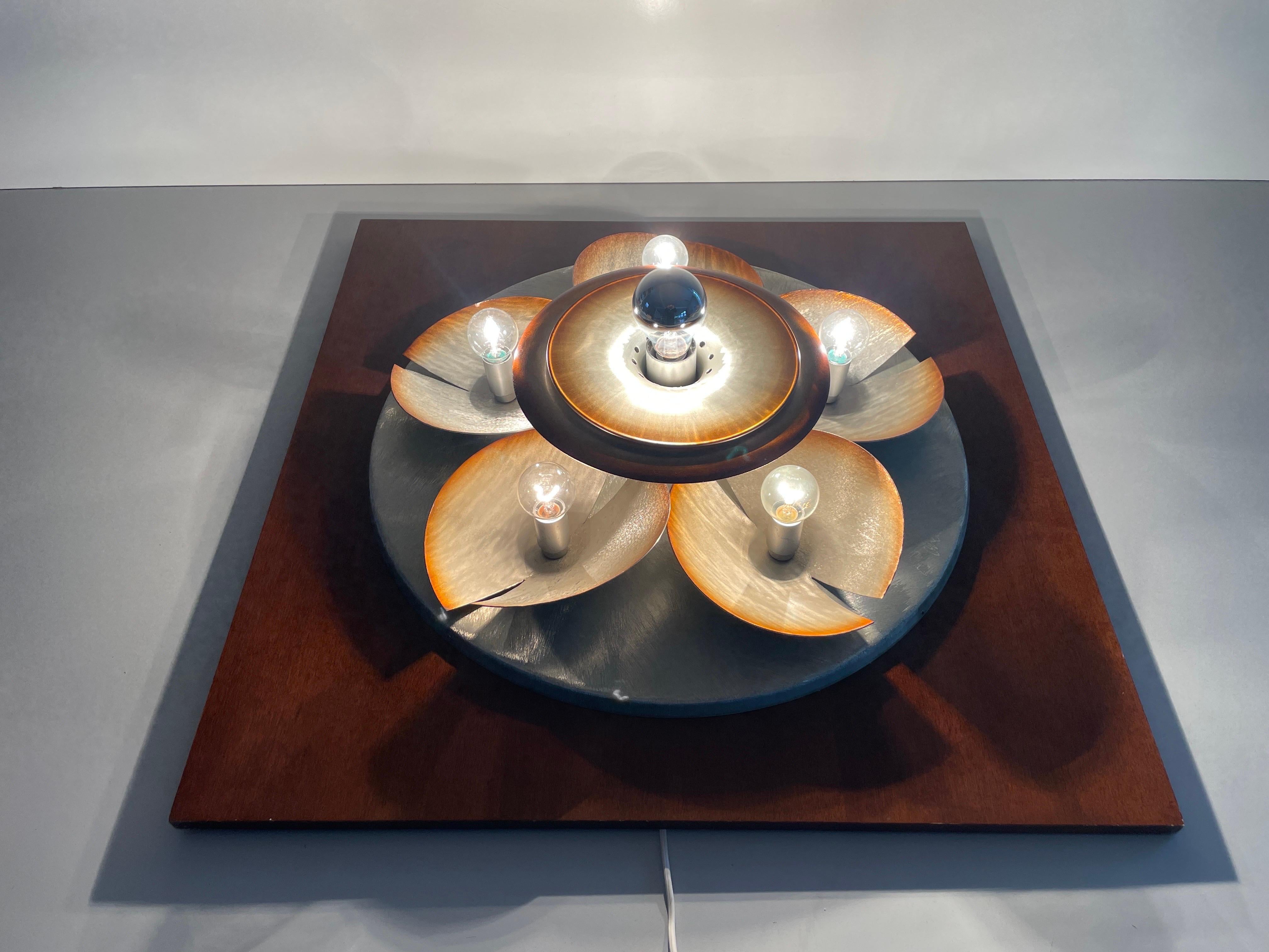 'Orange' Wall Lamp by Otello Ciullini for Studio EF Viareggio, 1970s, Italy For Sale 9