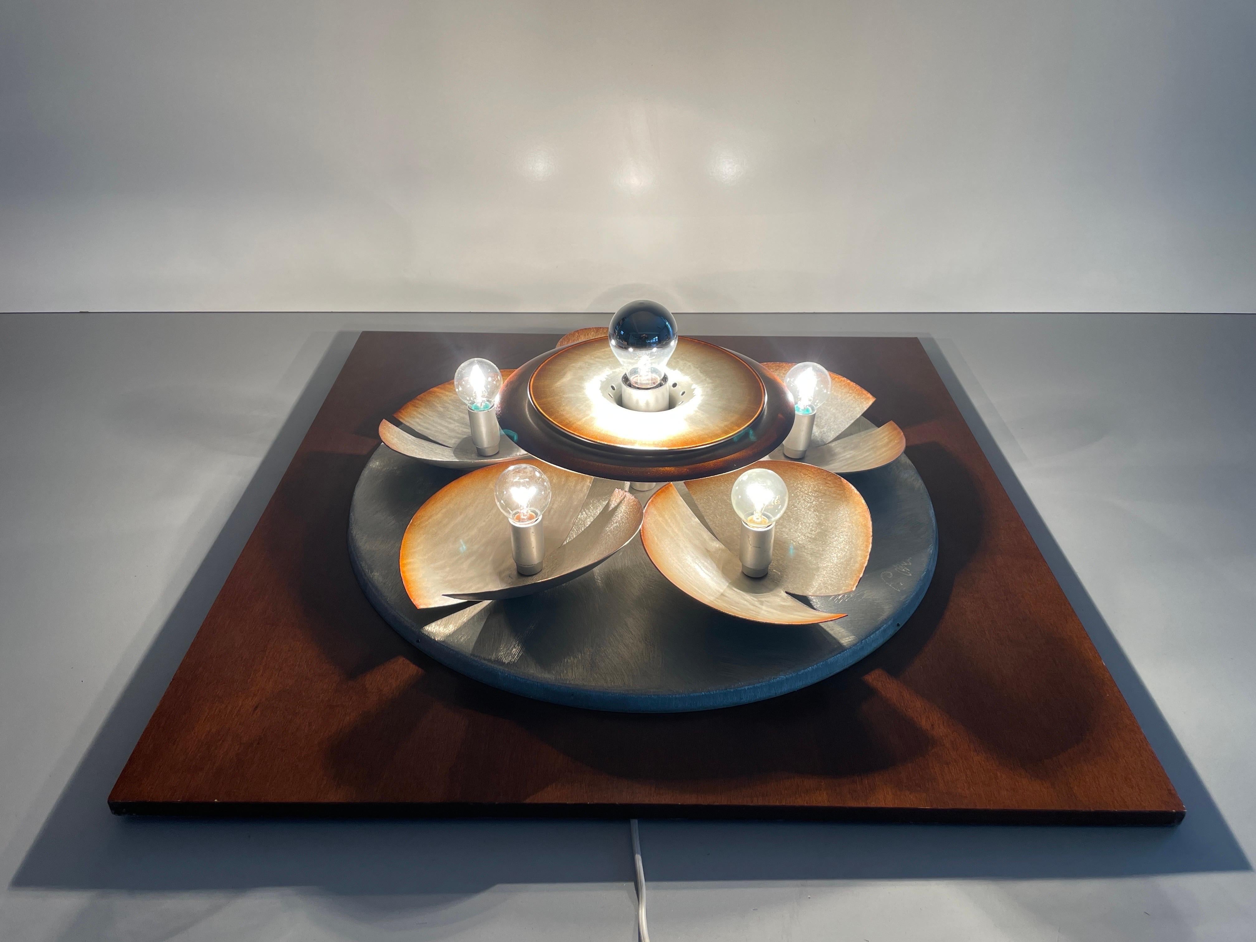 'Orange' Wall Lamp by Otello Ciullini for Studio EF Viareggio, 1970s, Italy For Sale 11