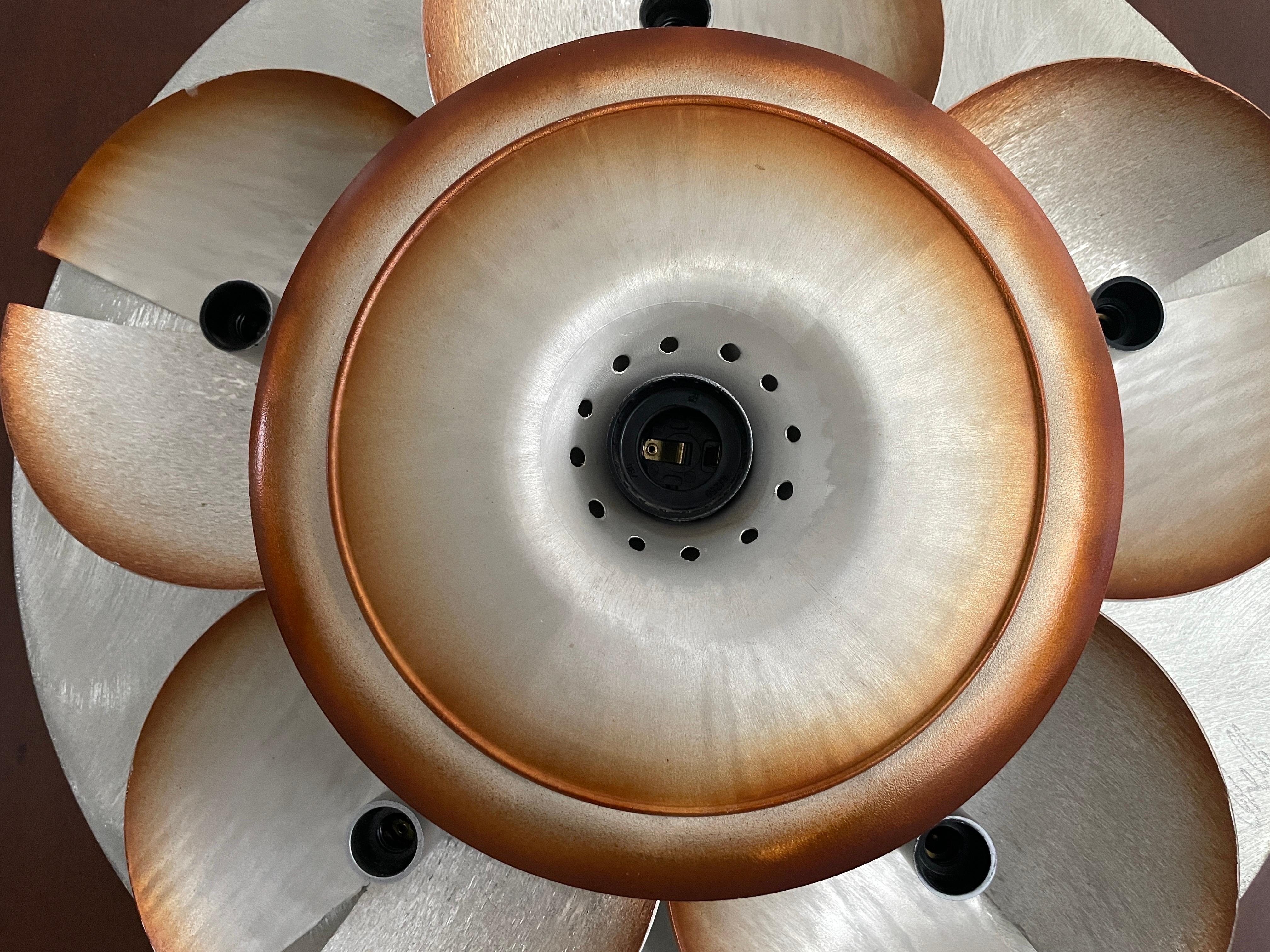 'Orange' Wall Lamp by Otello Ciullini for Studio EF Viareggio, 1970s, Italy In Excellent Condition For Sale In Hagenbach, DE