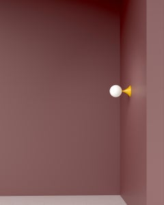Orange Yellow Asymptote Wall Light by Atelier Areti