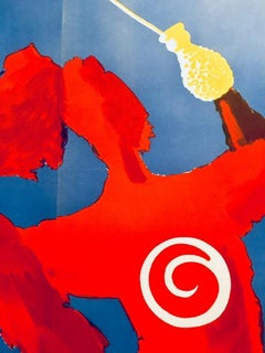 Orangina Tanz:: Villemot Original Vintage Poster