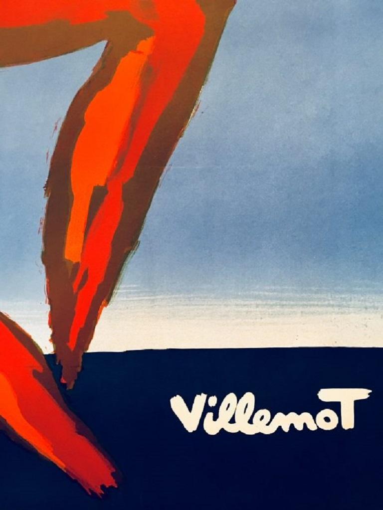 Danse Orangina:: Villemot Original Vintage Poster Bon état - En vente à Melbourne, Victoria