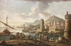 "Fantasy harbour view"