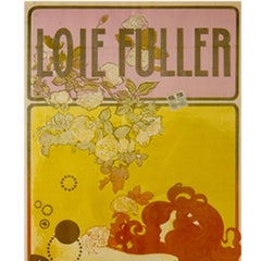 Litografia Orazi Art Nouveau "Loïe Fuller