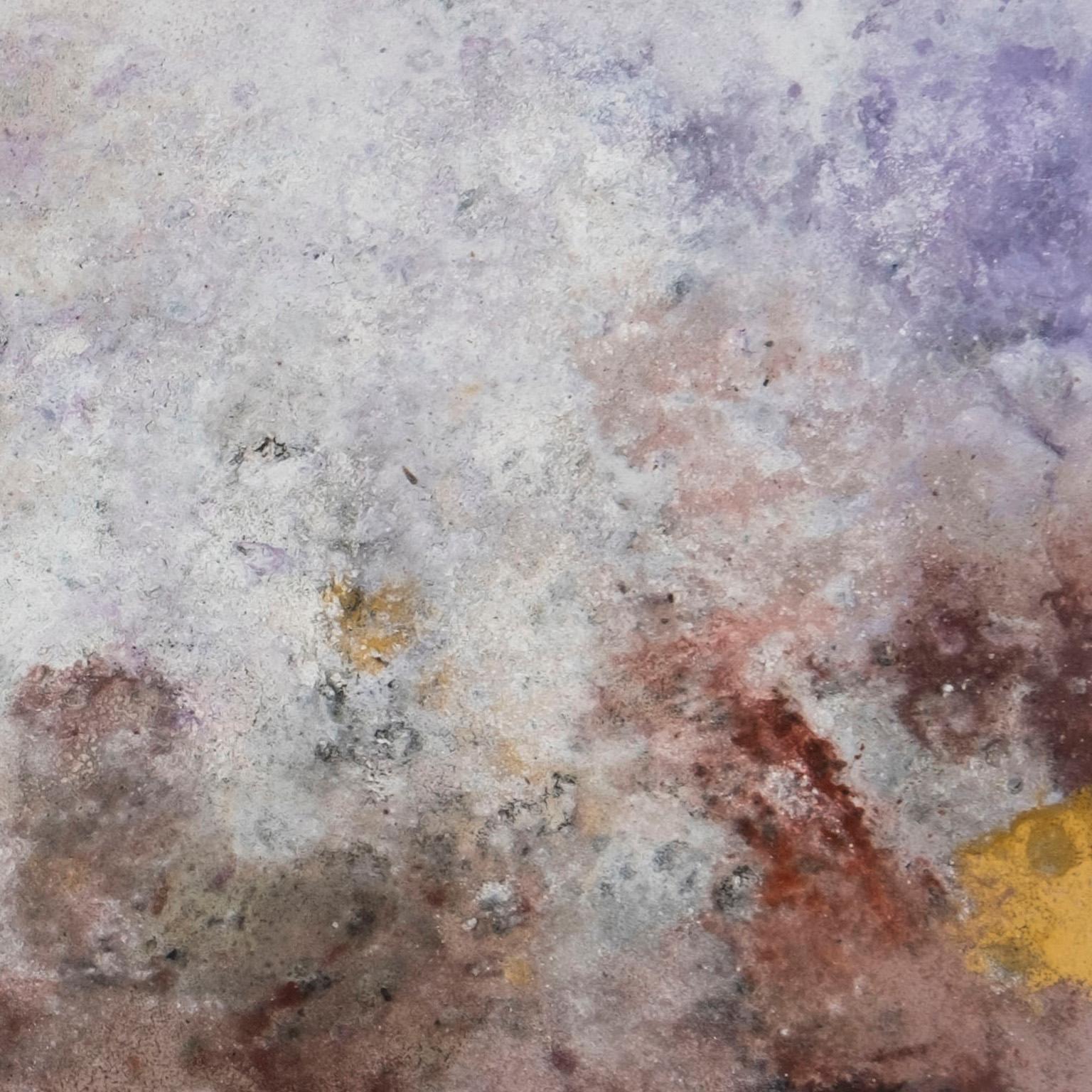 Terra Bruciata #14 (Scorched Earth) - Abstract Blue, Purple, and Red Painting 3