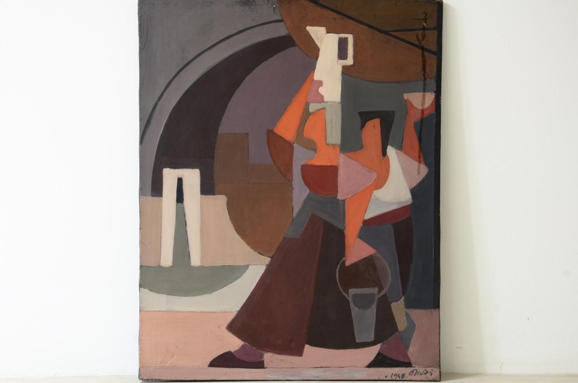 Orazio Orazi (1906-1979)

Tempera auf Leinwand Ohne Titel

(The Fountain)  1949

Im Ausland sehr aktiver italienischer Maler, bekannt unter dem Namen Orazì und Mitglied der Ecole de Paris. In seiner Karriere, die von Verbindungen zur historischen