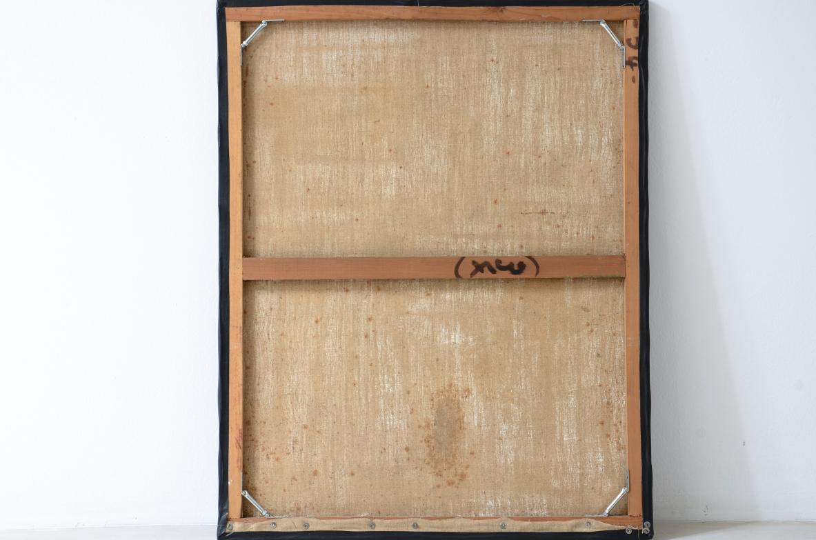 Mid-Century Modern Température Orazio Orazi sur toile « le chat » en vente