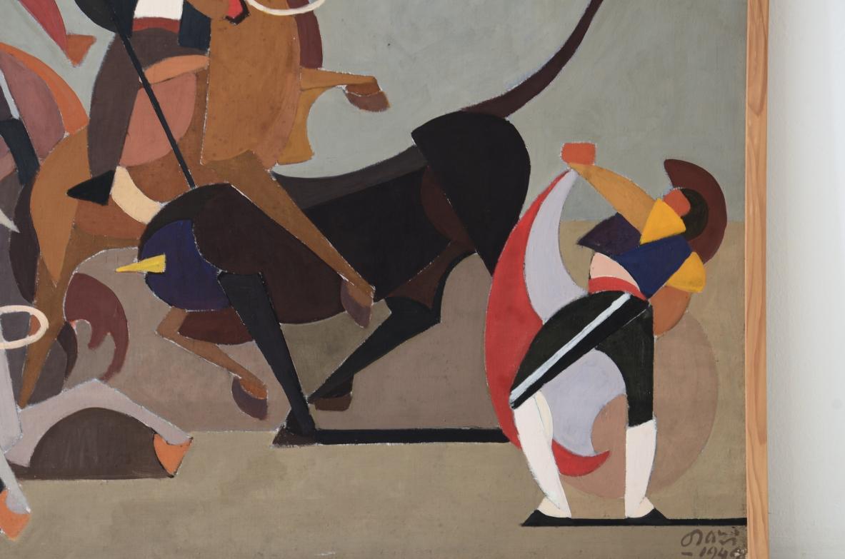 Orazio Orazi (1906-1979)

Tempera sur toile 