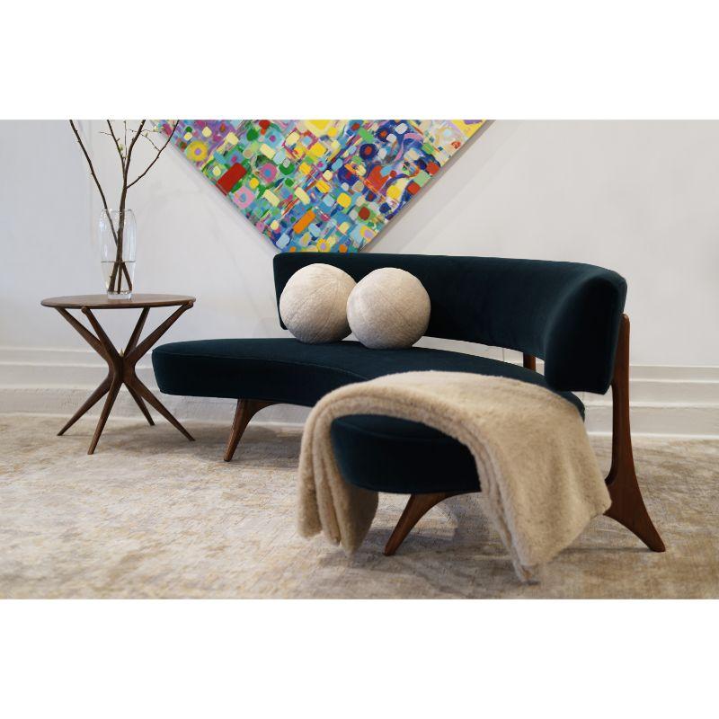 American Orb Accent Pillow in Beige Alpaca by Holly Hunt