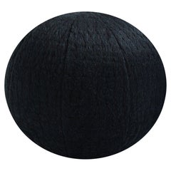 Orb Accent Pillow in Navy Blue Alpaca by Holly Hunt