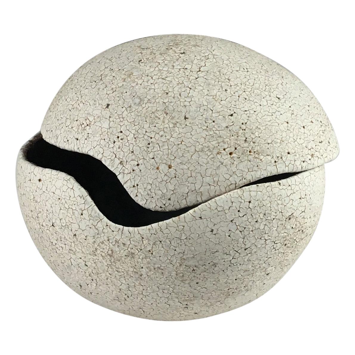 Orb Covered Vessel Pottery by Yumiko Kuga
