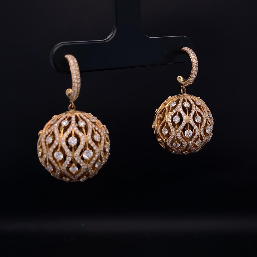 solid orb earrings