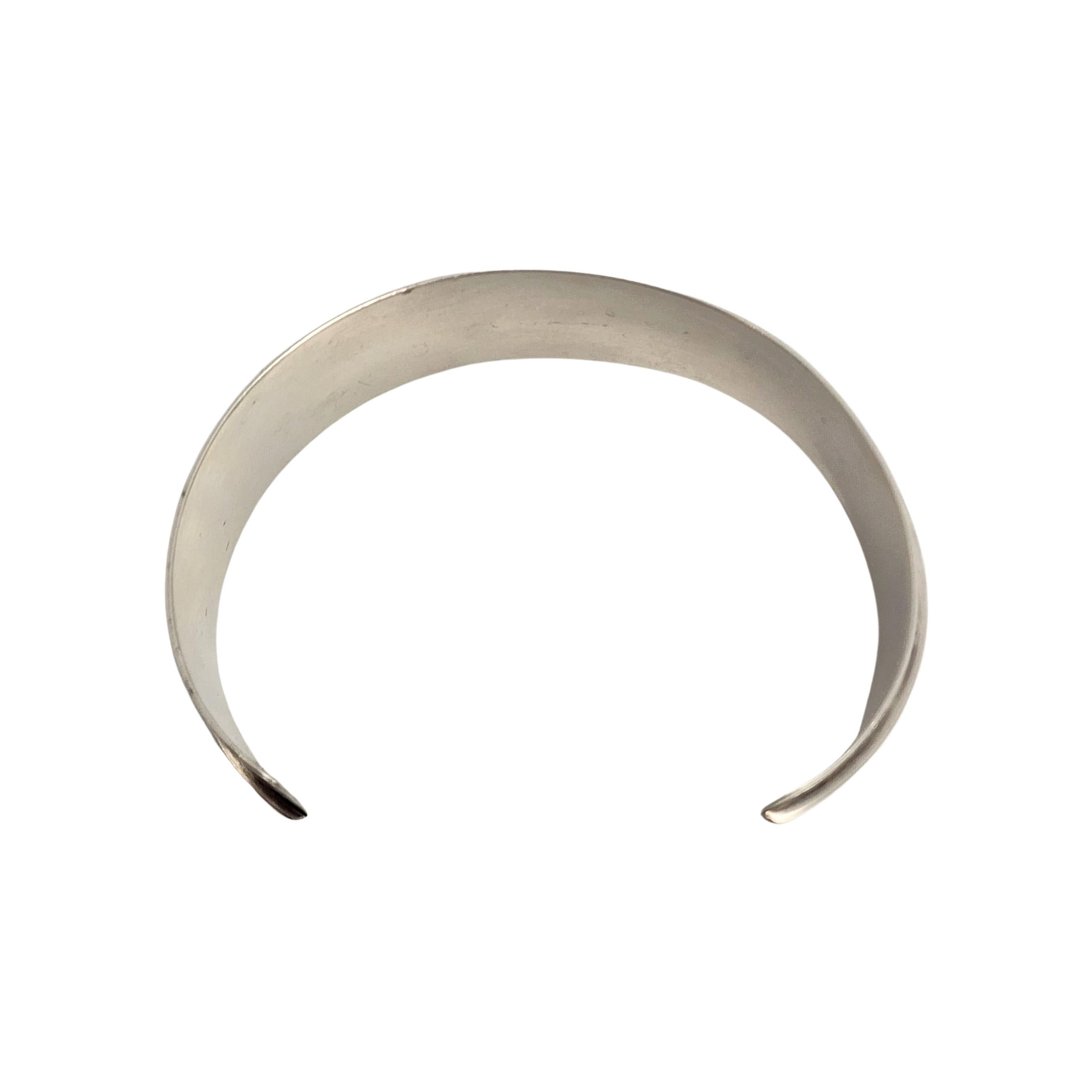 Women's Orb Otto Robert Bade Sterling Silver Modern Cuff Bracelet #13274