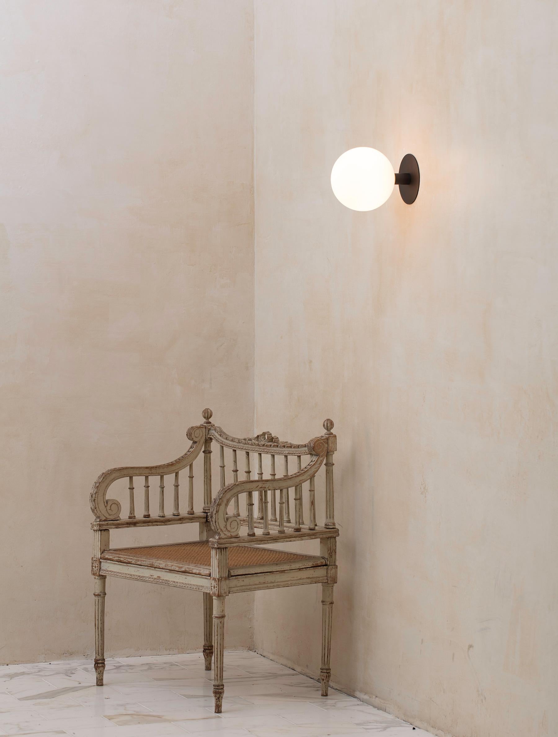 orb wall sconce