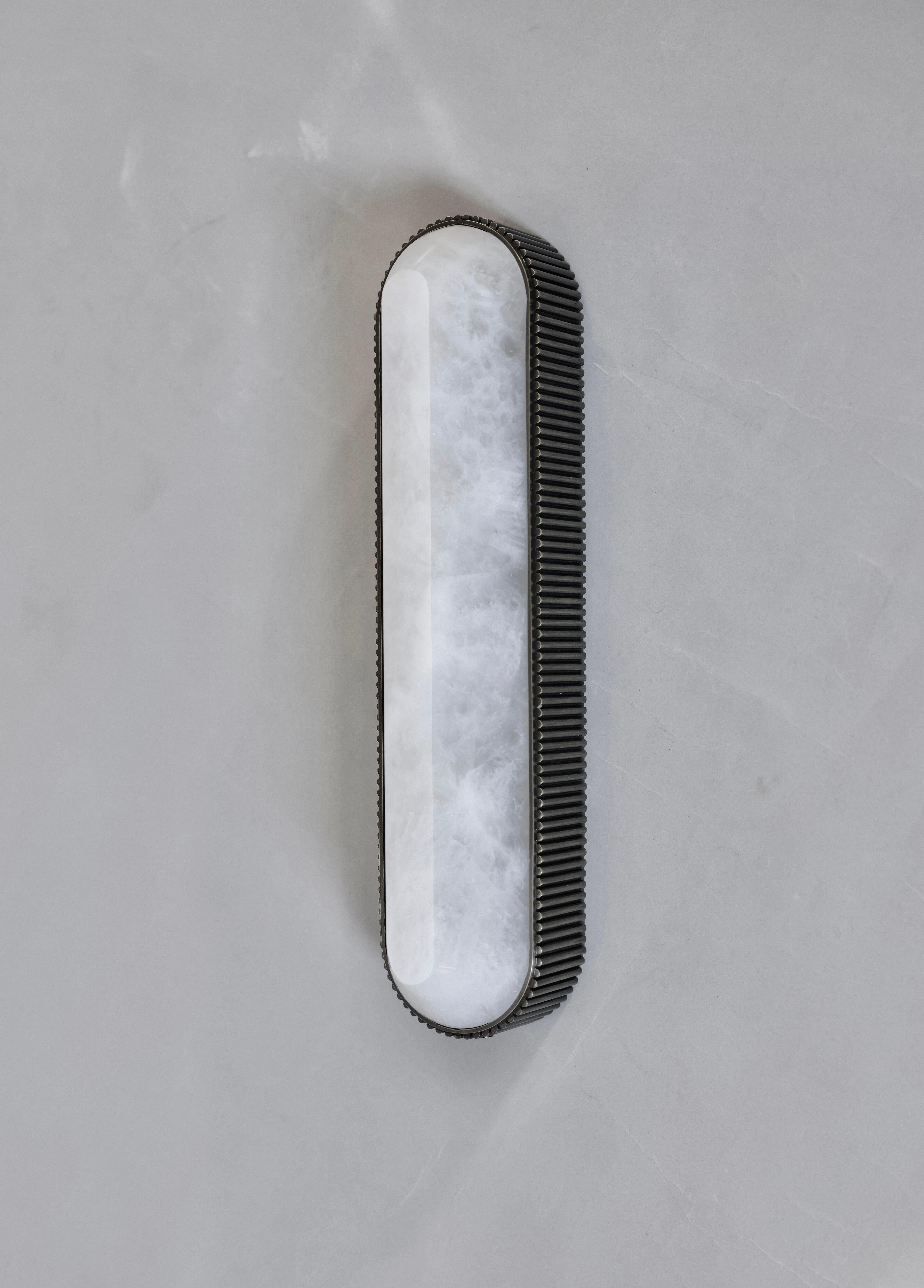 ORB19 Rock Crystal Sconce By Phoenix For Sale 1