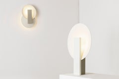 Orbe Wall Lamp Small, by Rain, Contemporary Lamp, Brass & Aluminium, Black