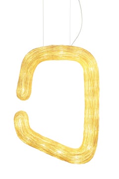 Orbette Medium by Ango – Handcrafted Sculptural Pendant Light in Natural Rattan