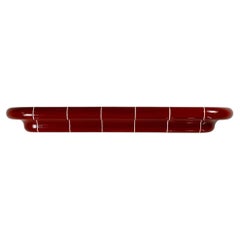 Orbi Modular Shelf - XXL - Deep Burgundy High-Gloss Ceramic-Inspired Finish