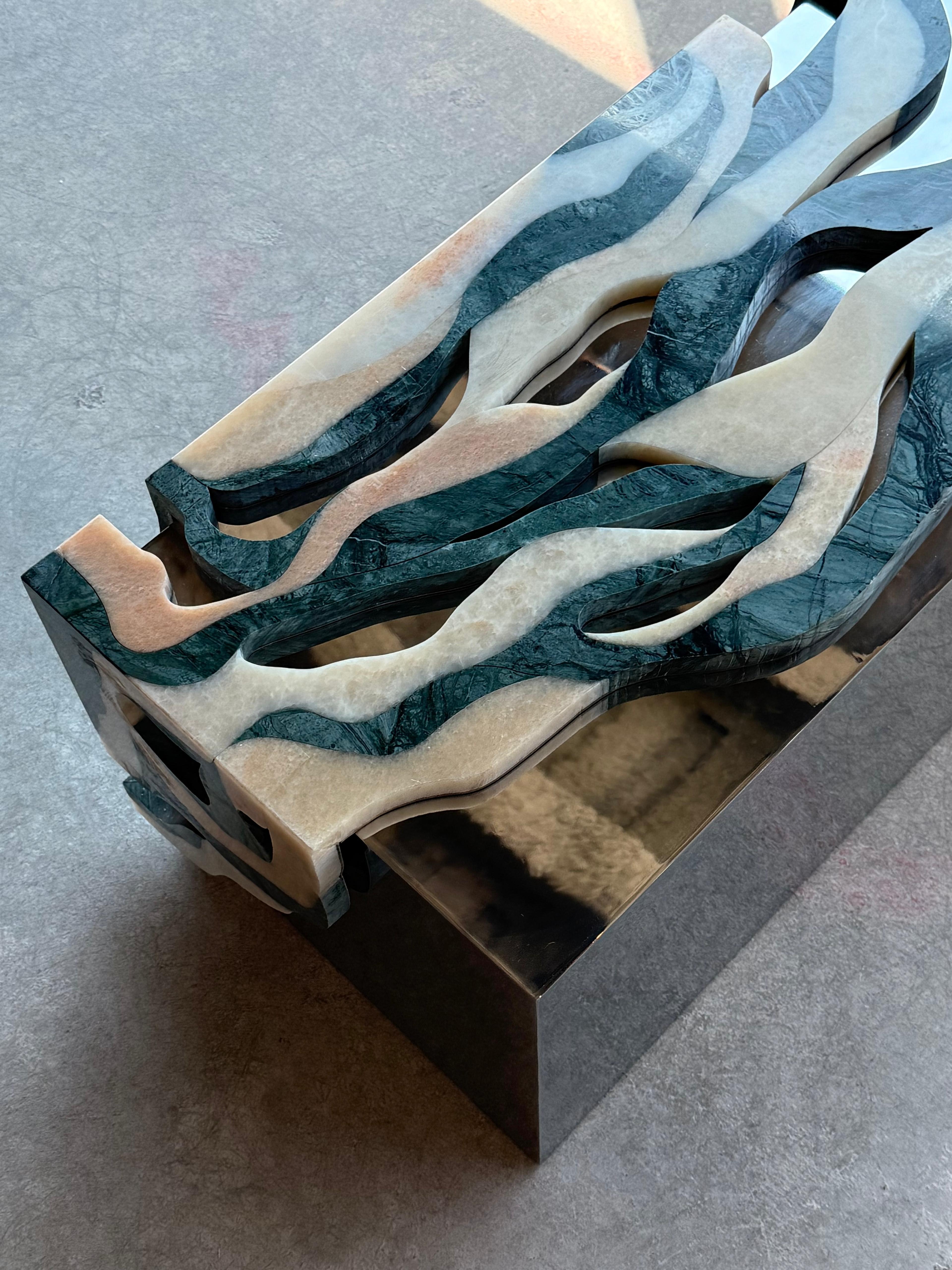 Specchio Panchina in marmo HOMA 