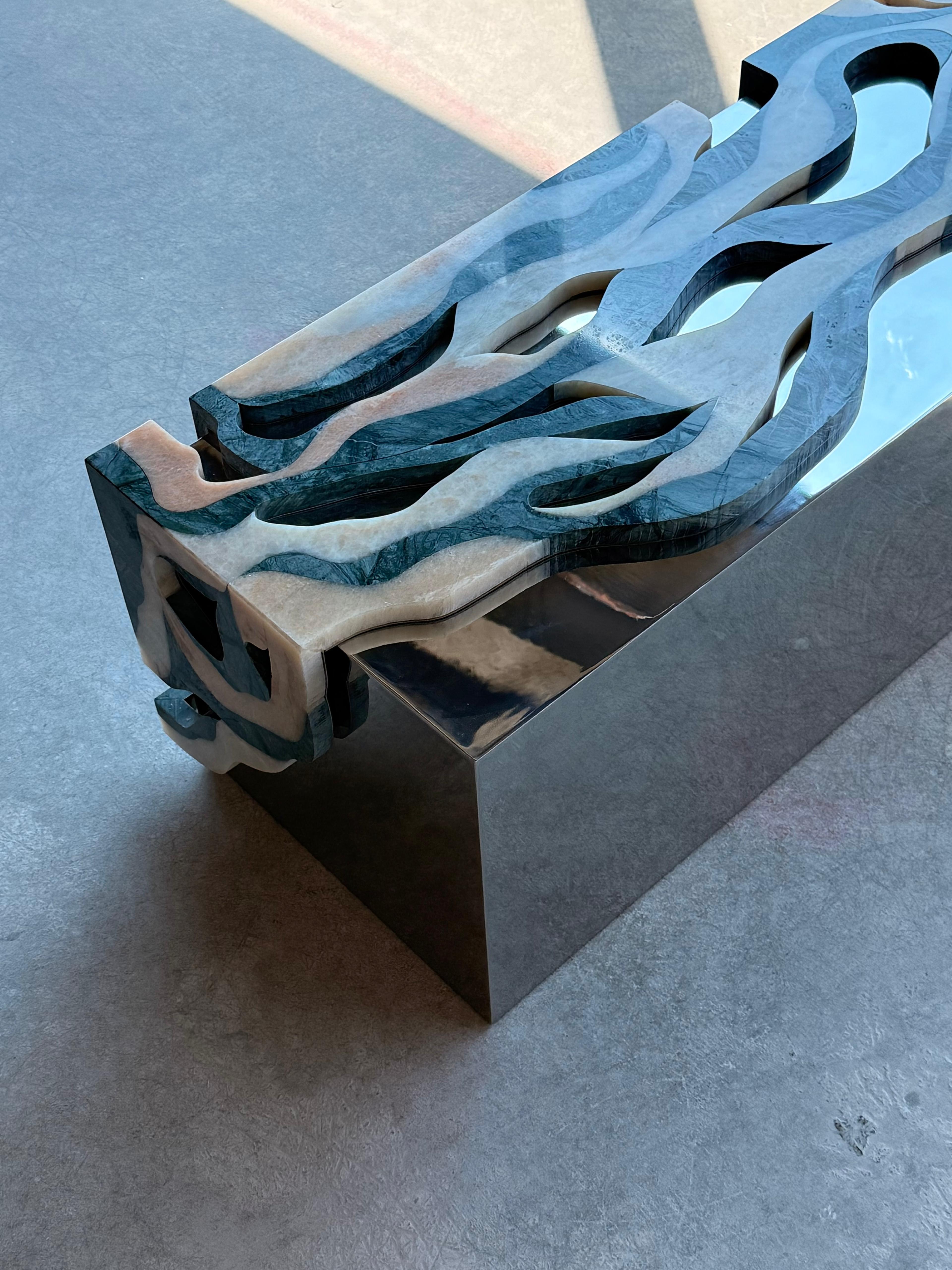 Panchina in marmo HOMA 