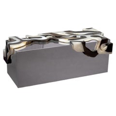 Orbis Bench II in Marble with Reflected Core by Homa