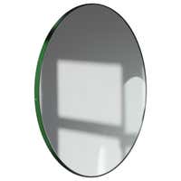Round Lime Green Mirror at 1stDibs | round green mirror