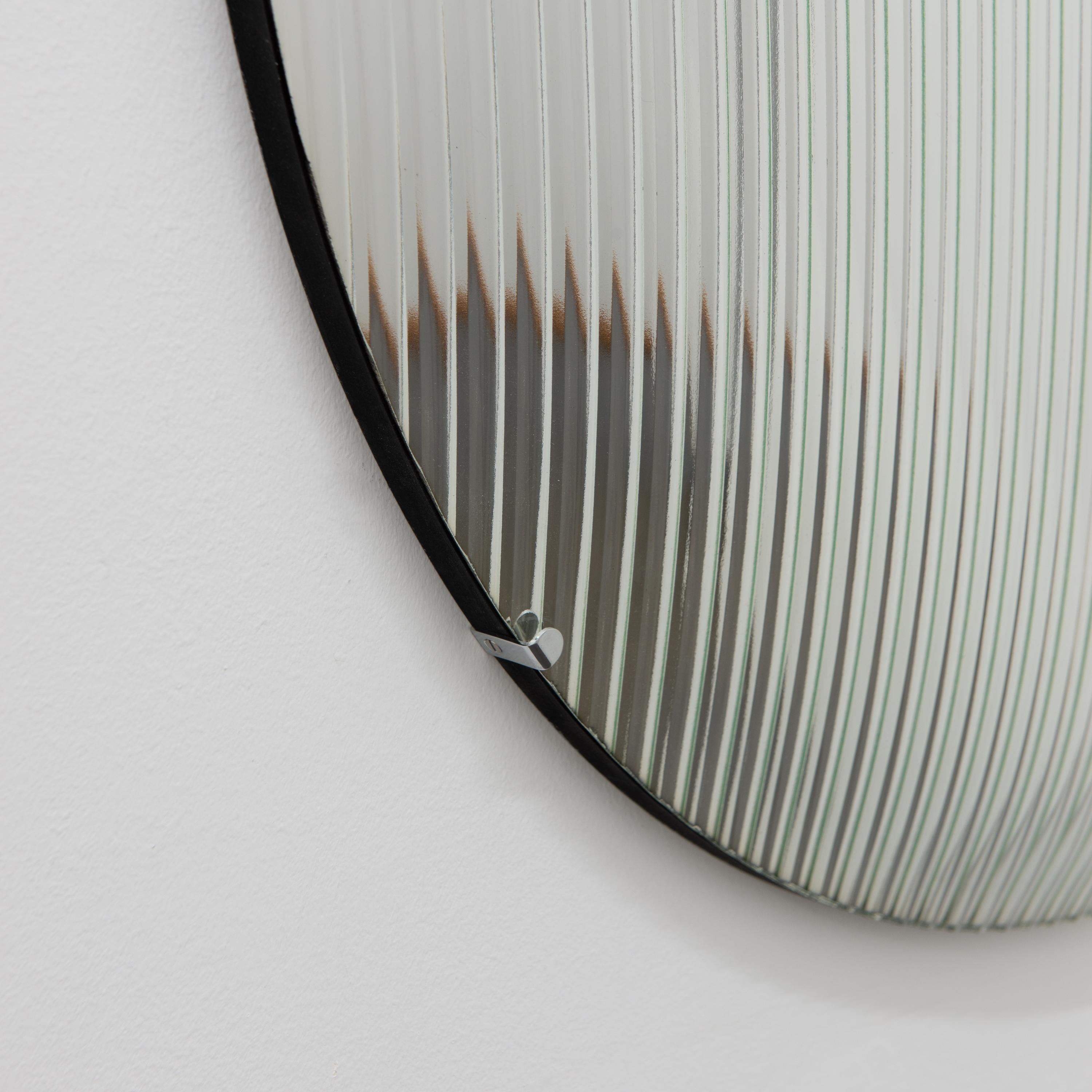reeded mirror