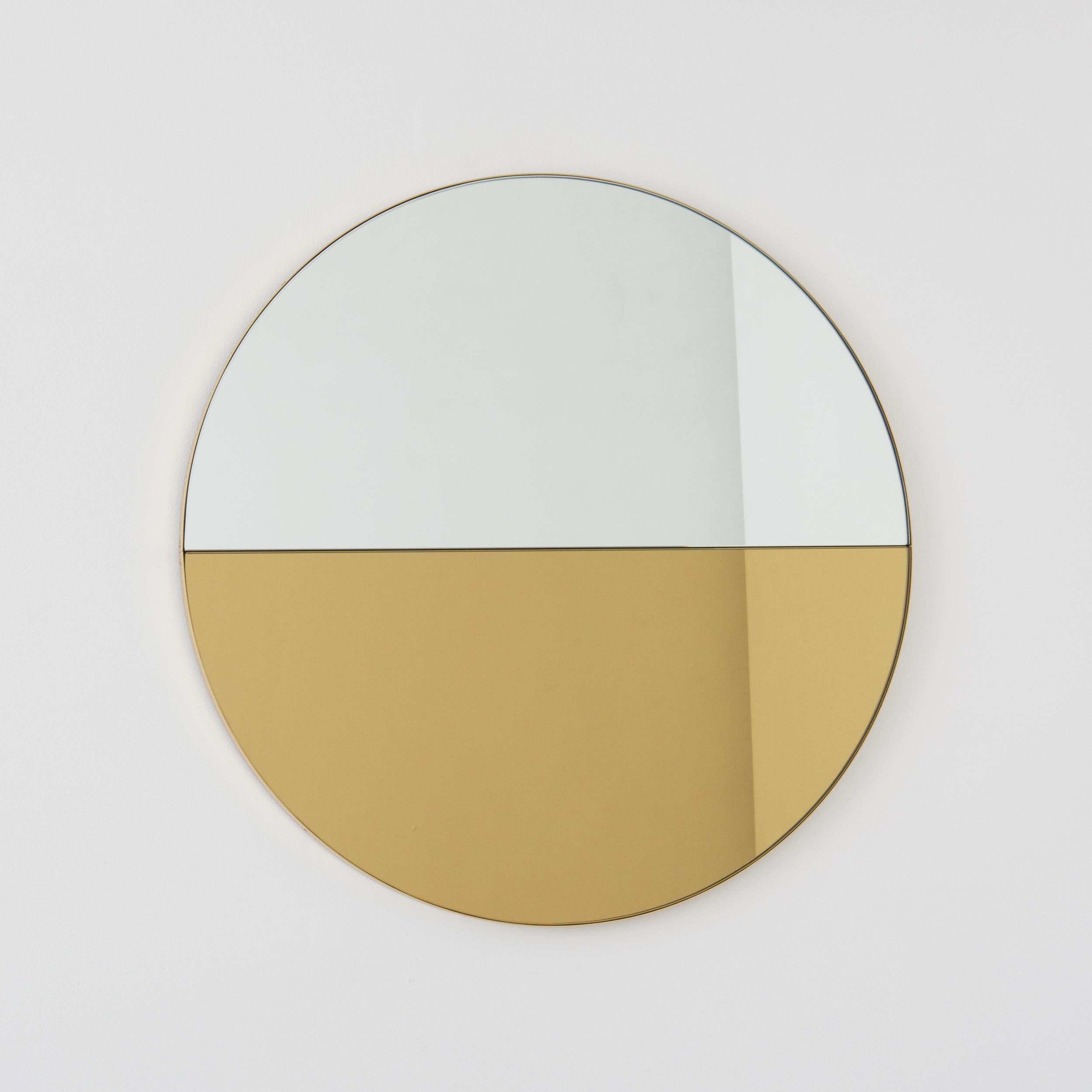 brass tinted mirror