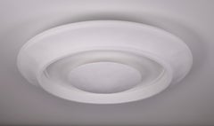 "Orbis" Hand-Sculpted Plaster Ceiling Light by Benediko — Organic Modern