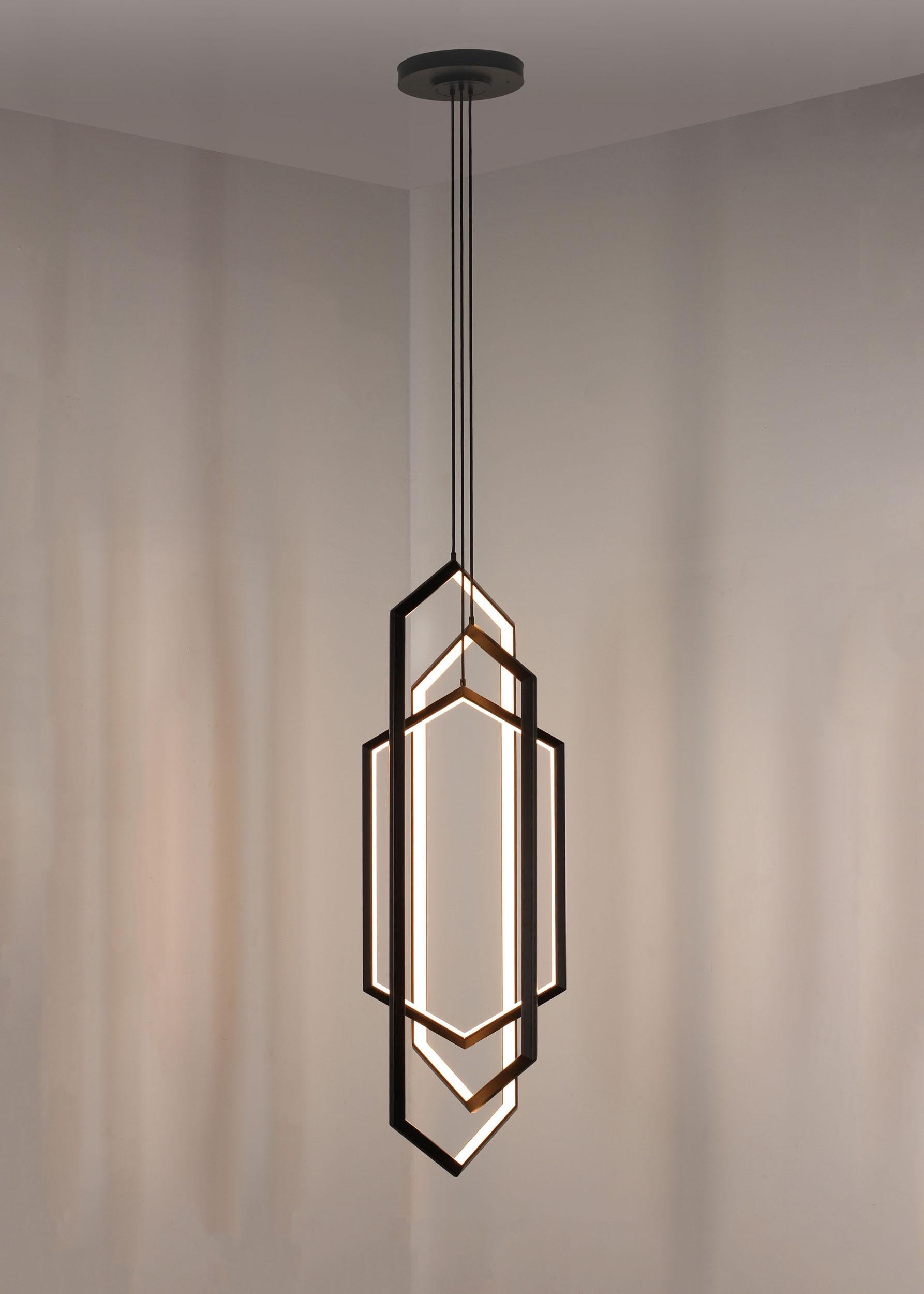 led modern chandelier