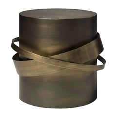 Orbit Accent Table, in Dark Bronze, Handcrafted in Portugal by Duistt