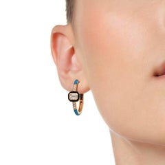 Orbit Diamond 14K (or 18k upon request) Yellow Gold Drop Danglers Earrings