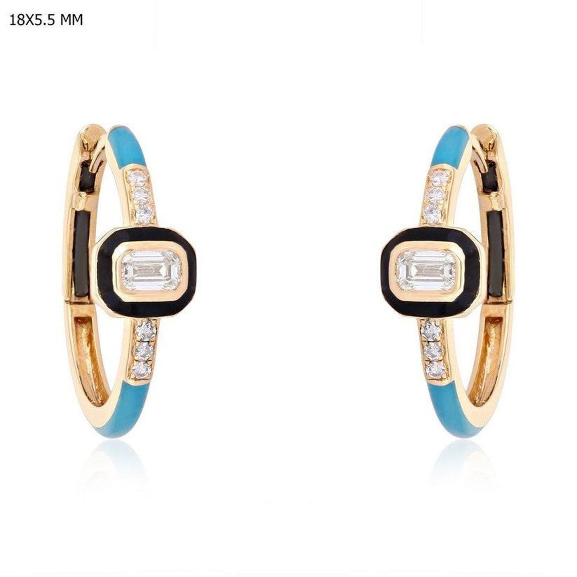 Orbit Diamond 14K (or 18k upon request) Yellow Gold Drop Danglers Earrings