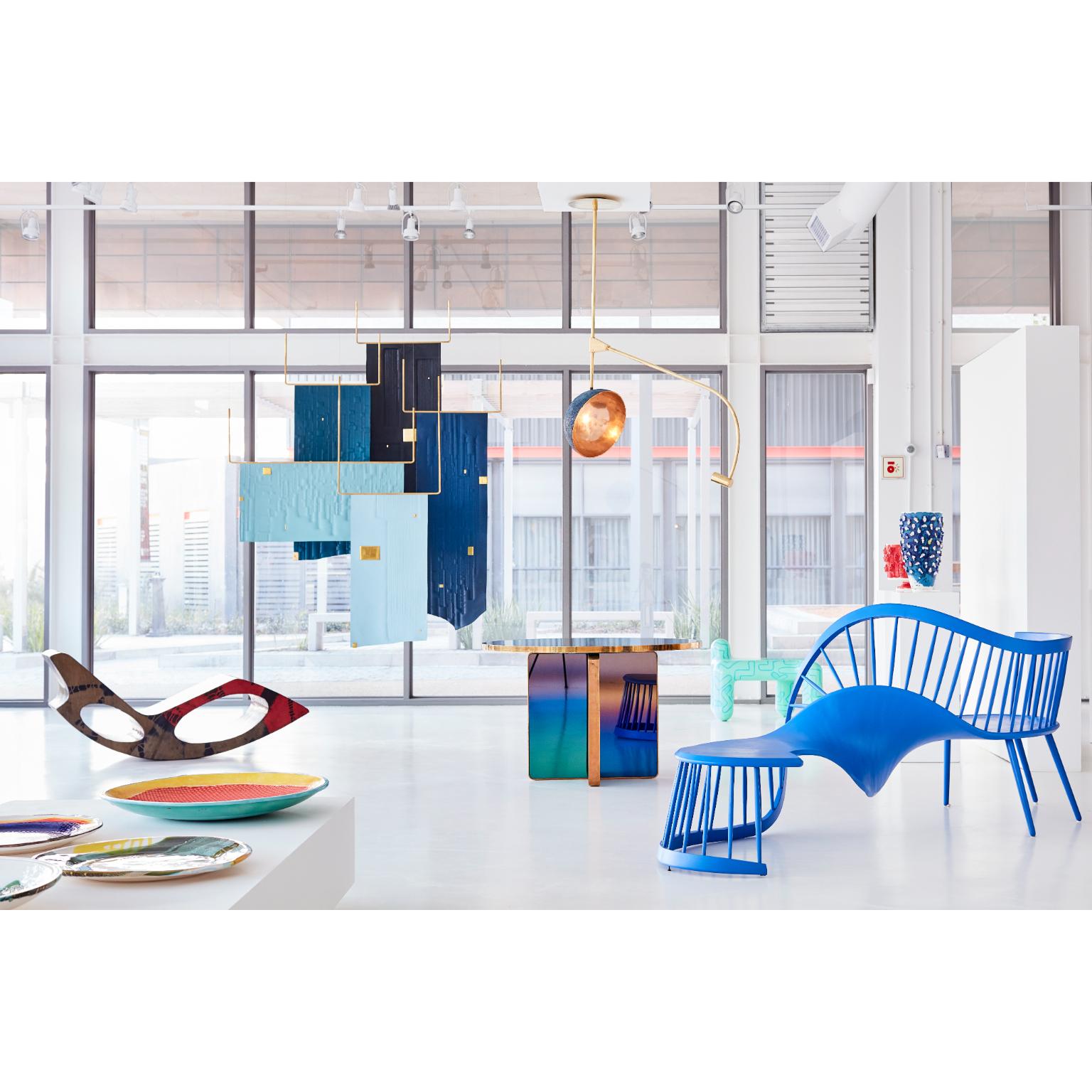 Sudafricano Lampada a sospensione Orbit in edizione limitata in bronzo e ottone di Jesse Ede in vendita