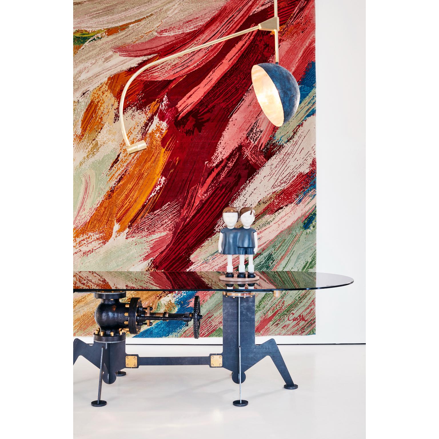 Altro Lampada a sospensione Orbit in edizione limitata in bronzo e ottone di Jesse Ede in vendita