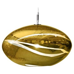 Orbit Pendant Gold from the Vista Swirl Collection