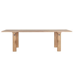 Orbit Rectangle Table with Oak Top and Oak Legs by Jamie Gray