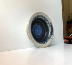 Orbit Stoneware Dish by Inge Persson for Rorstrand Atelje, Sweden, 1960s