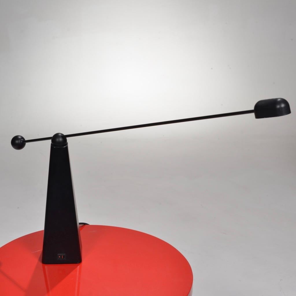 3 lampes de table Orbit de Ron Rezek pour Bieffeplast, vers 1980 1