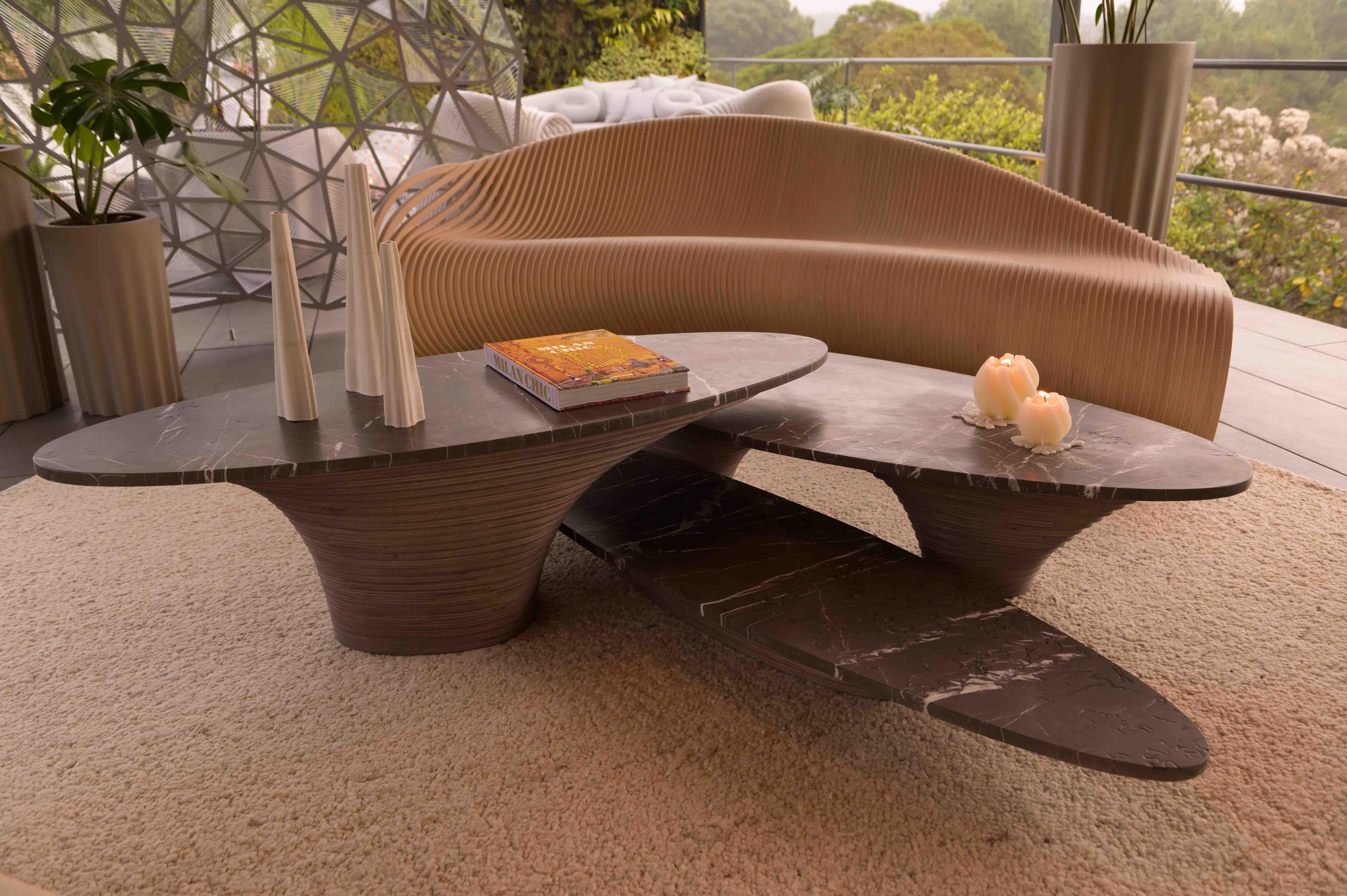 XXIe siècle et contemporain Table Orbit Small de Piegatto, une table basse sculpturale en vente
