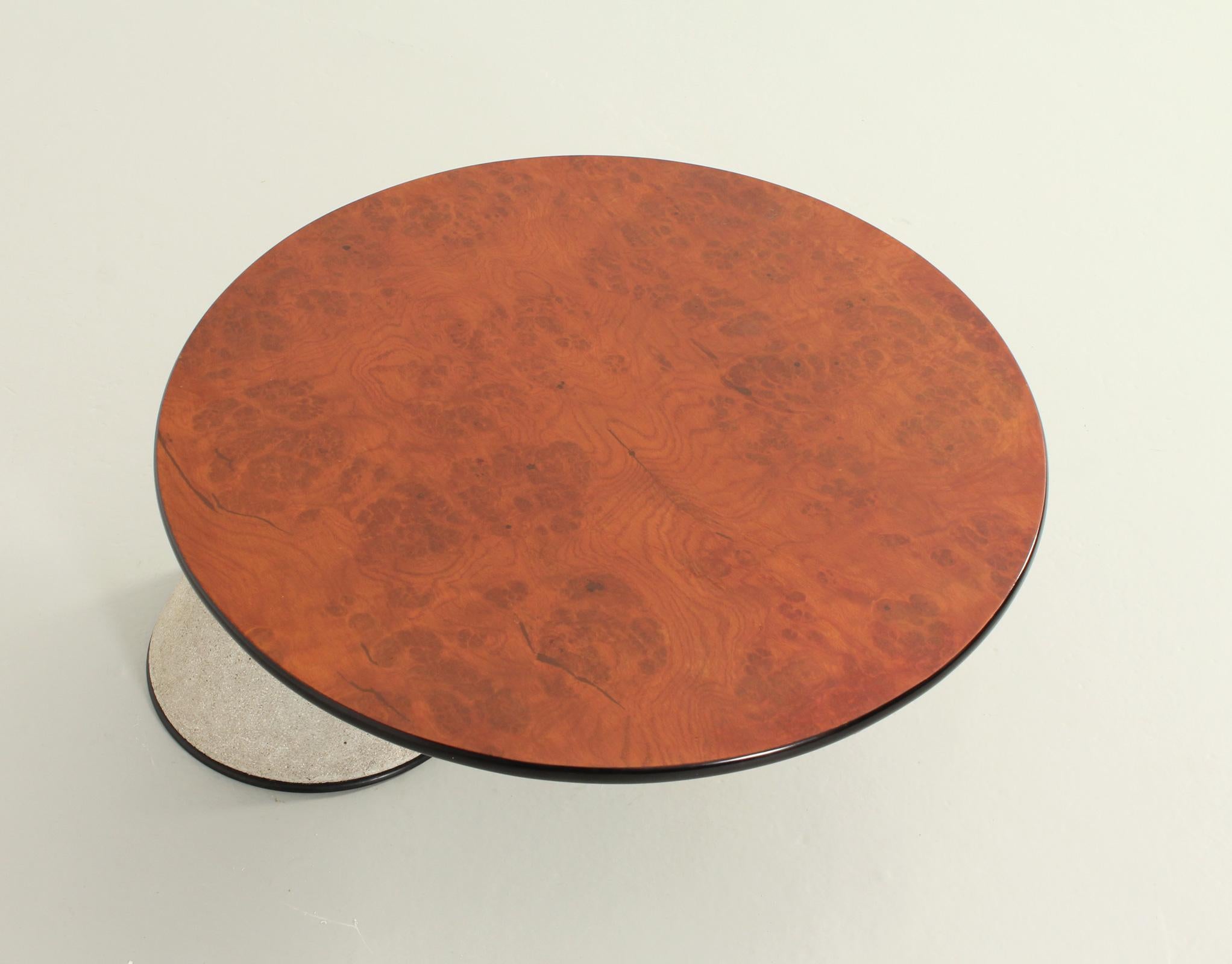 Béton Table basse Orbita par Gemma Bernal et Ramón Isern pour BD, Espagne, 1986 en vente