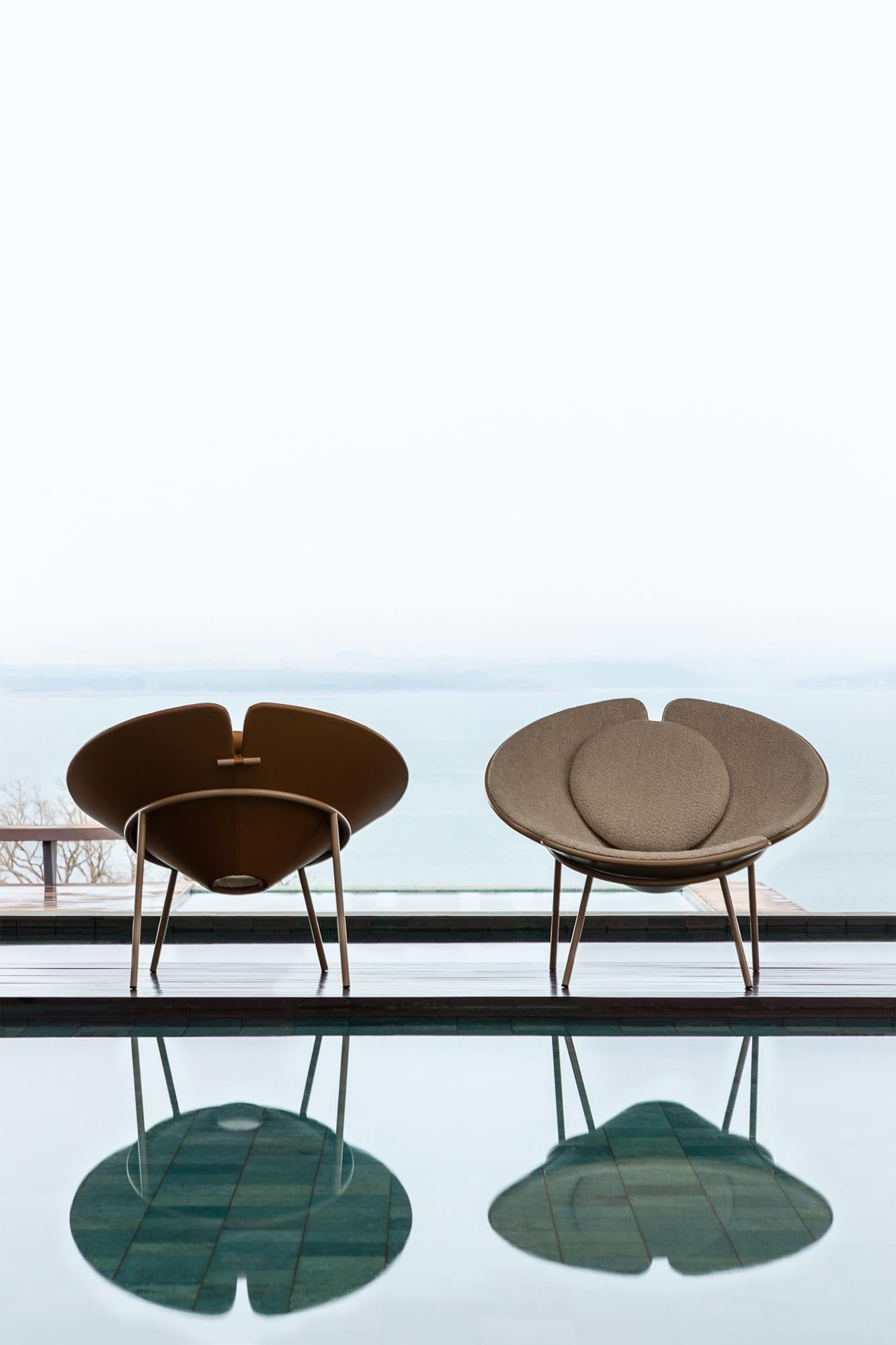 XXIe siècle et contemporain Le fauteuil Orbital de Tiago Curioni récompensé par l'iF Design 2025 en cuir en vente