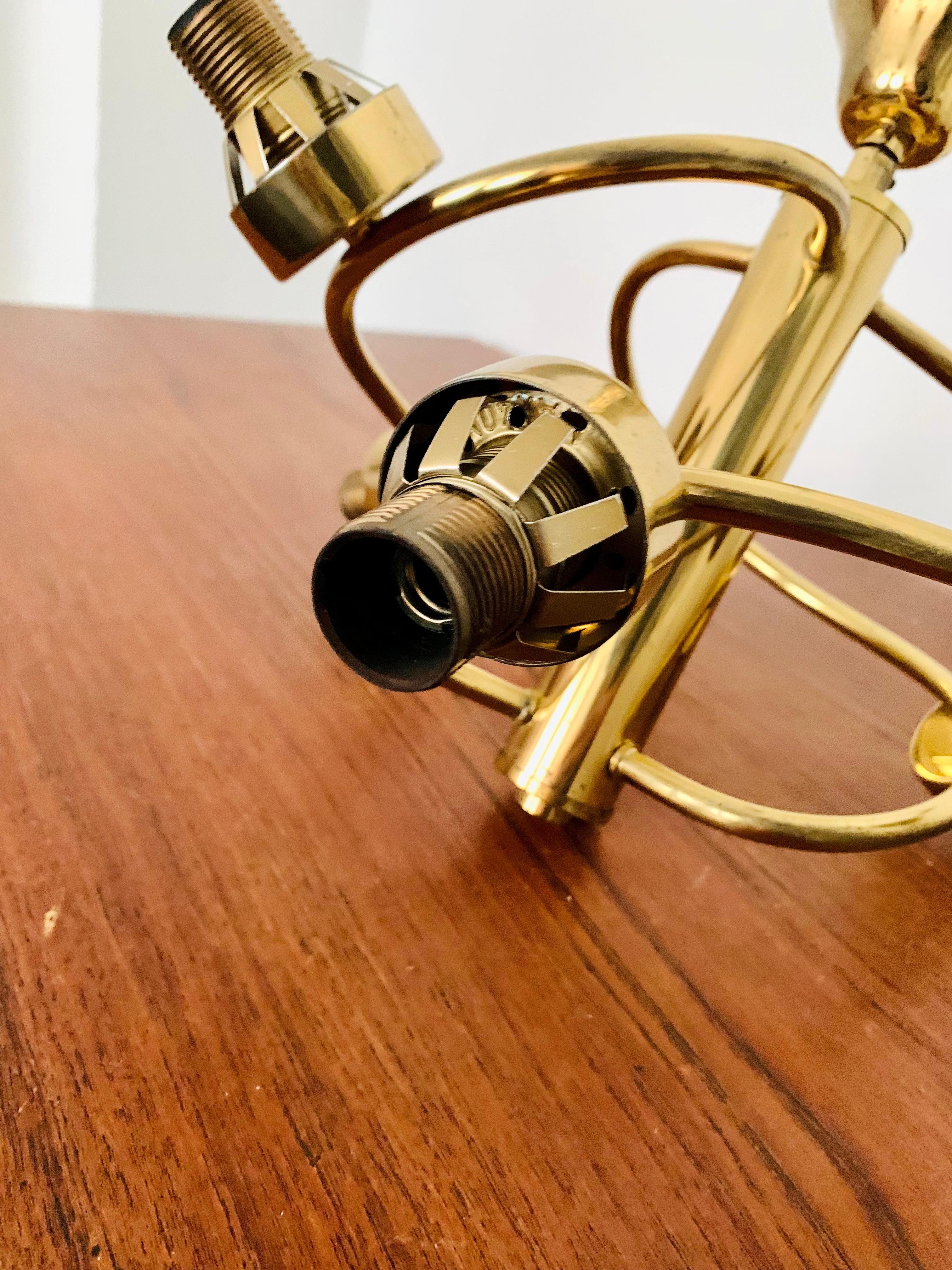 Orbital Brass Chandelier For Sale 8
