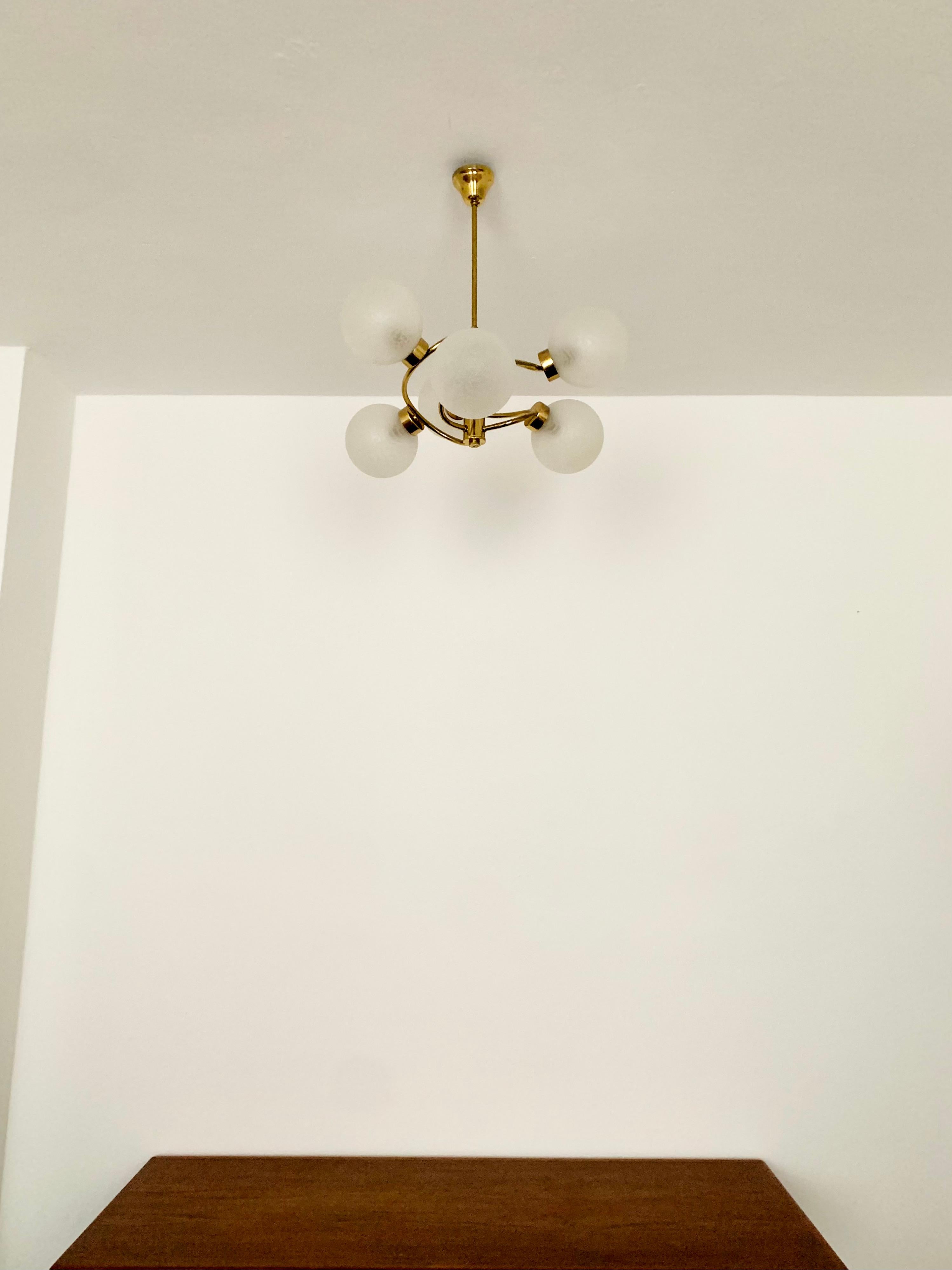Tedesco Lampadario Orbital in ottone in vendita