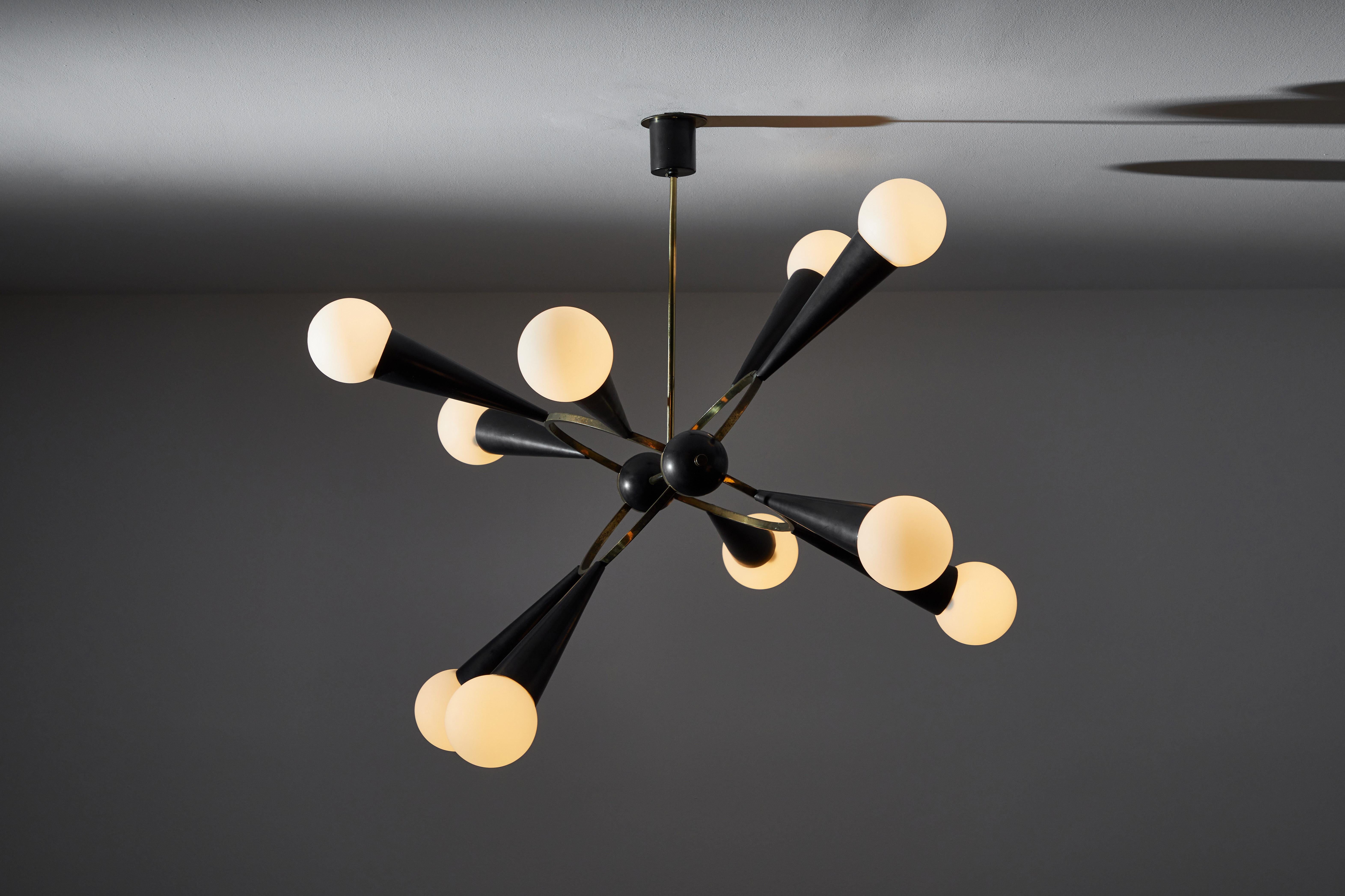 Italian Orbital Chandelier by Stilnovo