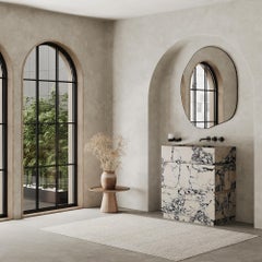 Coiffeuse de salle de bains Orca - Calacatta Viola - Moyen